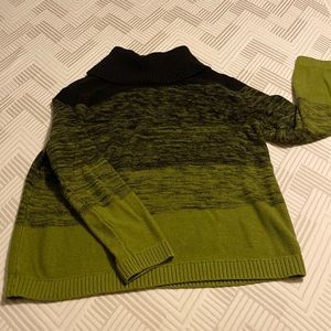 Cowl neck pullover sweater